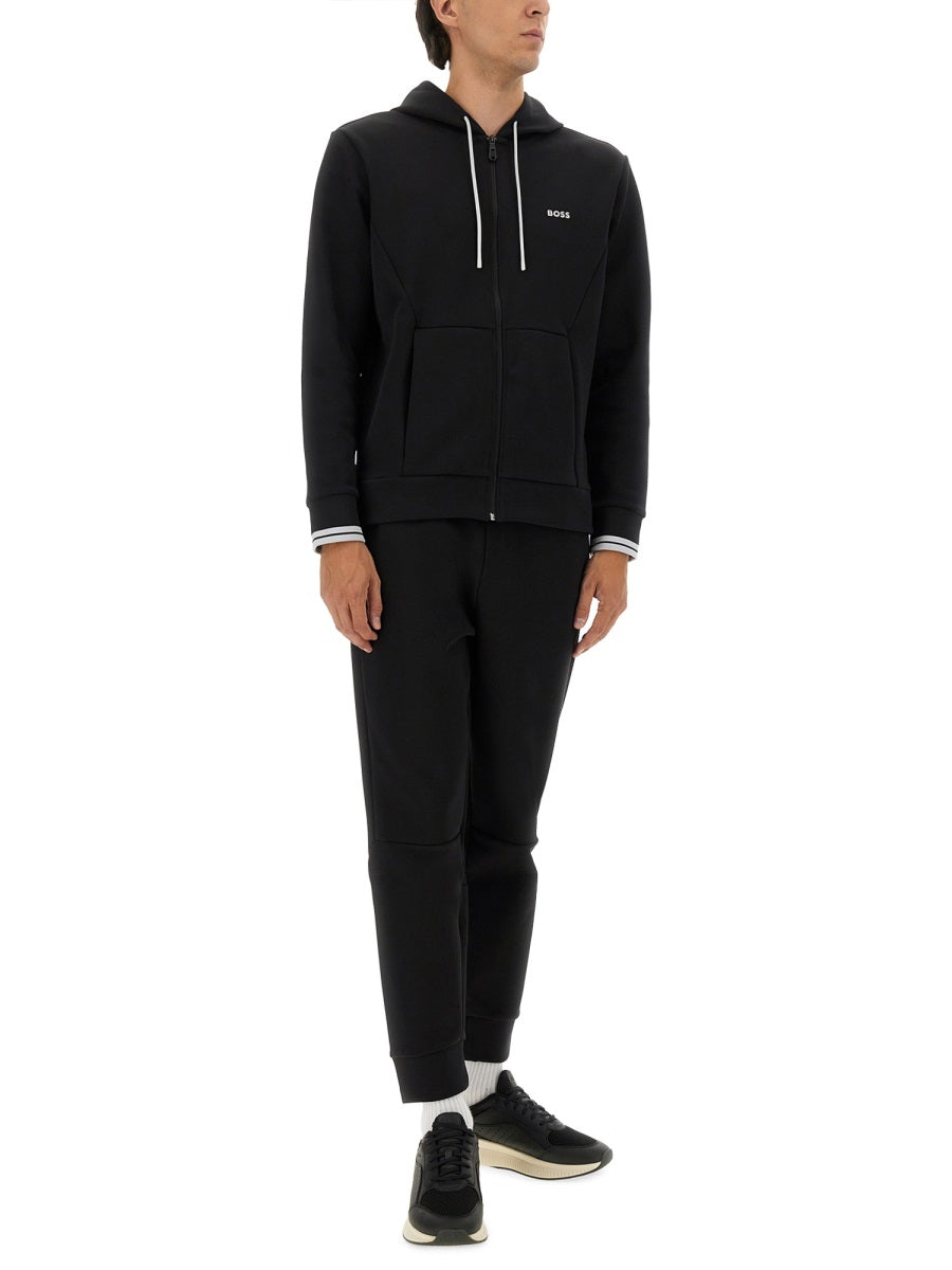 COTTON BLEND PANTS