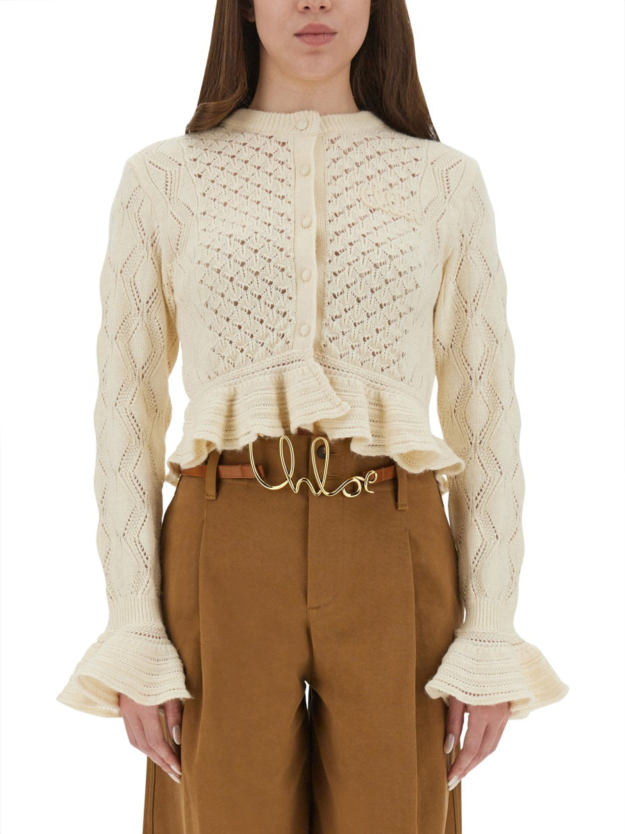 CROCHET KNIT CARDIGAN