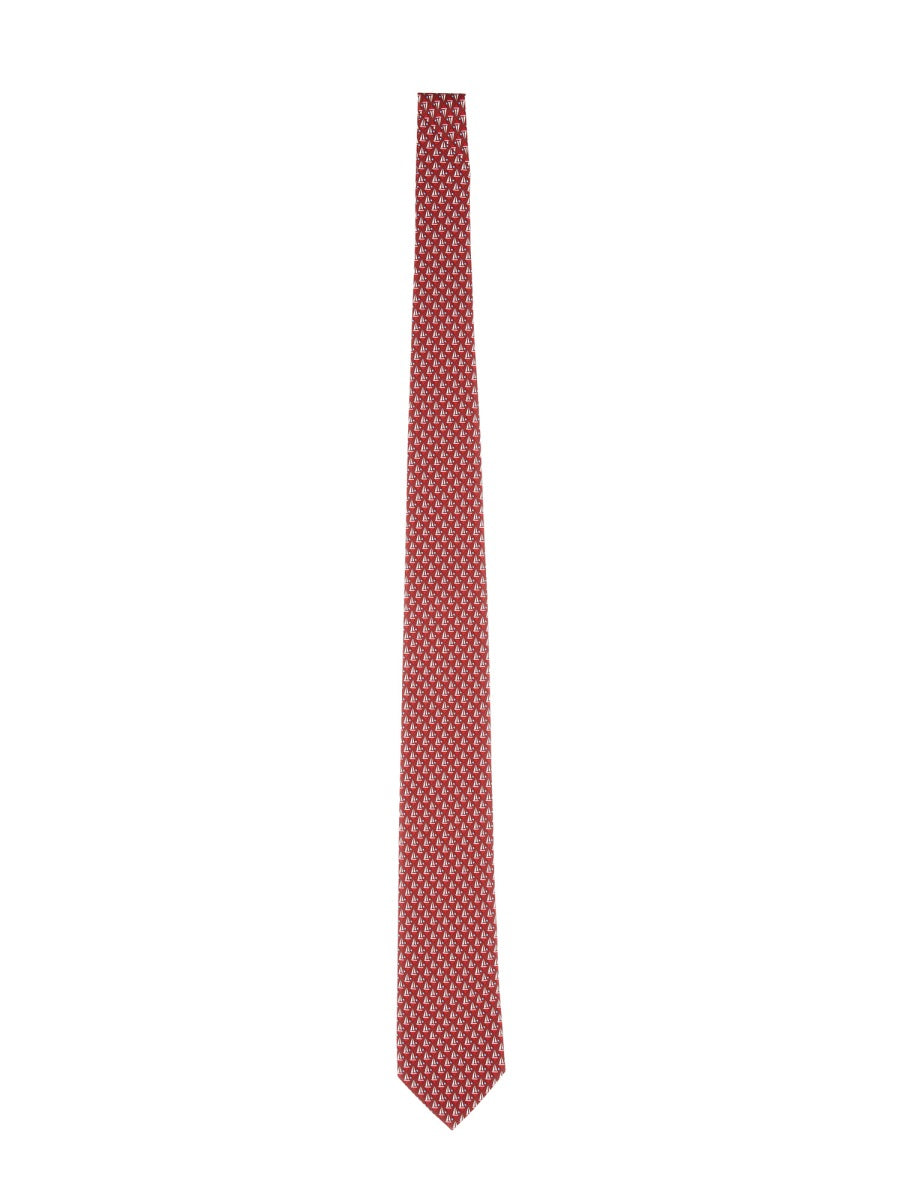 SAILBOAT PRINT TIE