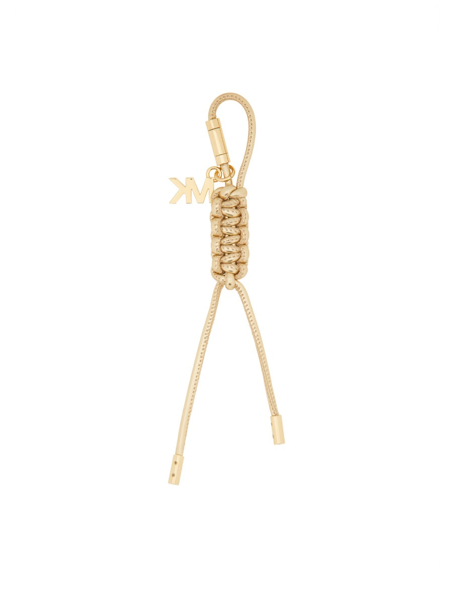 BAG CHARM WITH LOGO