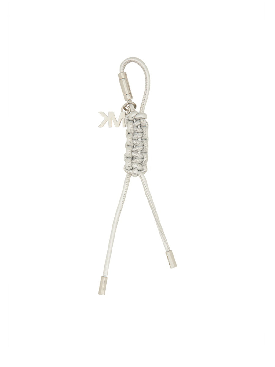 BAG CHARM WITH LOGO