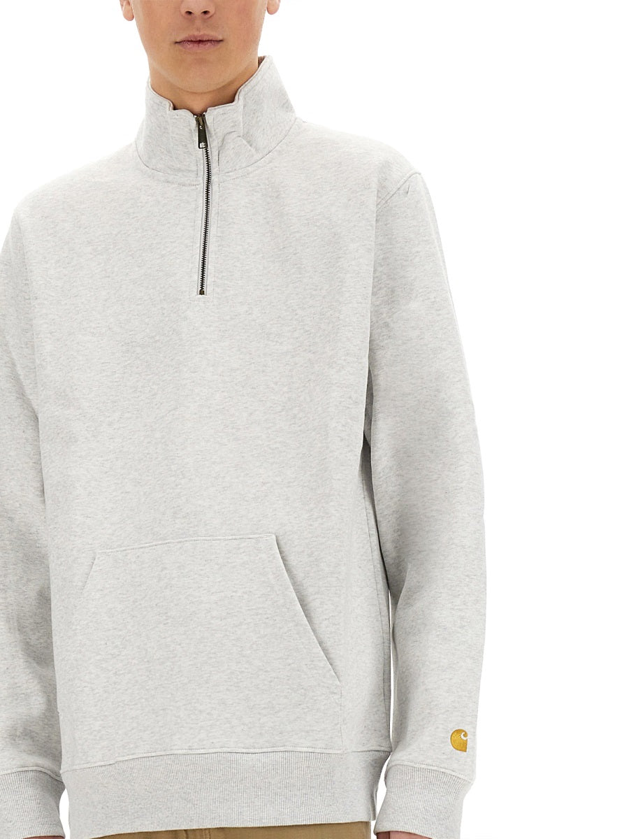 HALF ZIPPER SWEATSHIRT