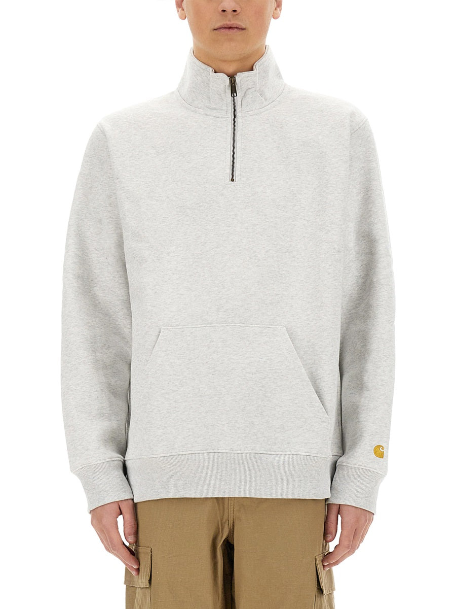 HALF ZIPPER SWEATSHIRT