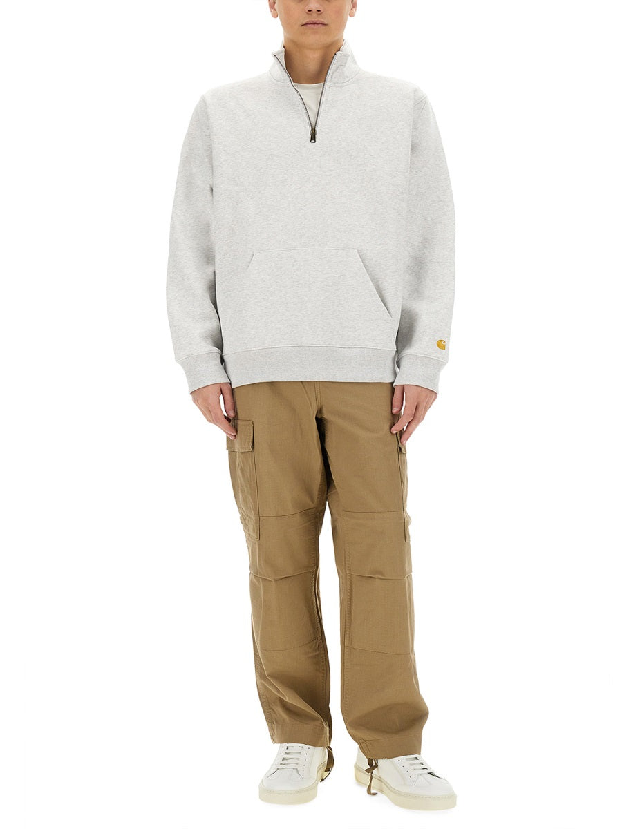 HALF ZIPPER SWEATSHIRT