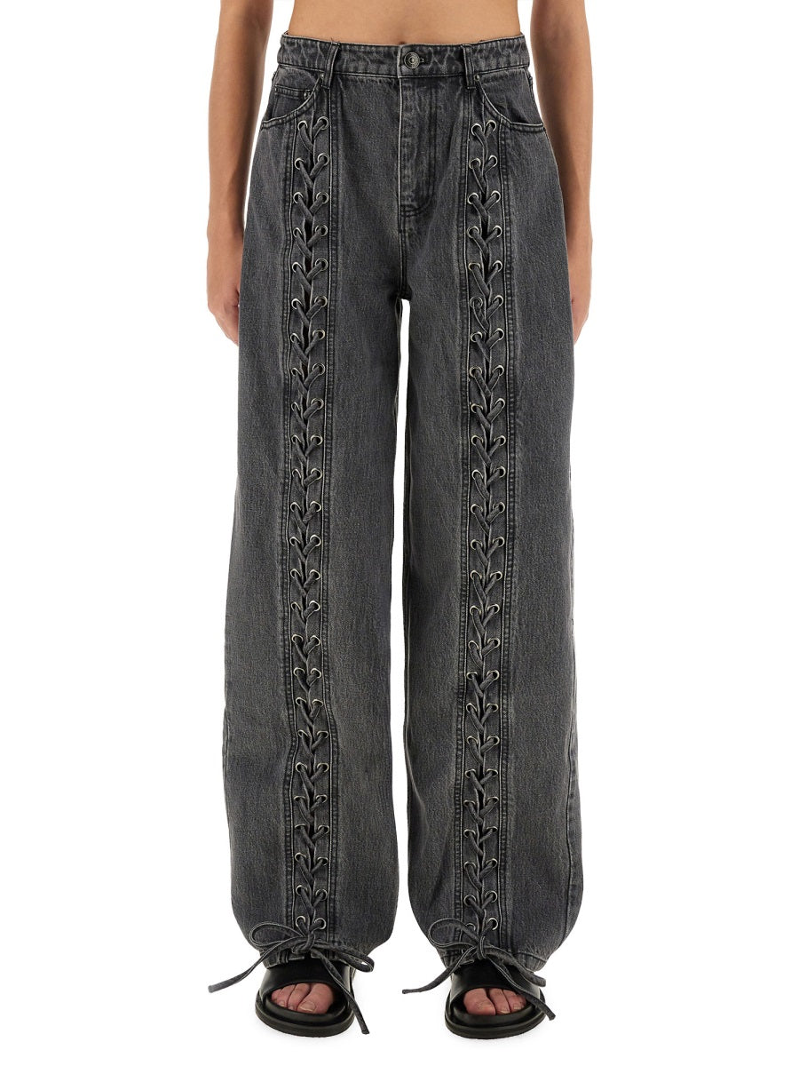 PANTS WITH LACES