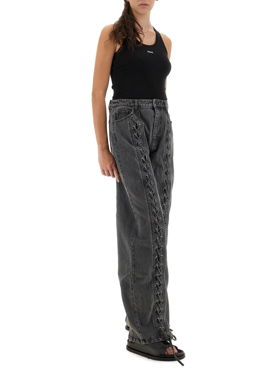 PANTS WITH LACES
