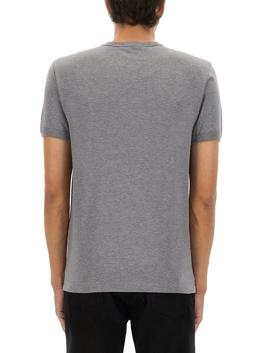 "BEE AND CROWN" EMBROIDERED T-SHIRT