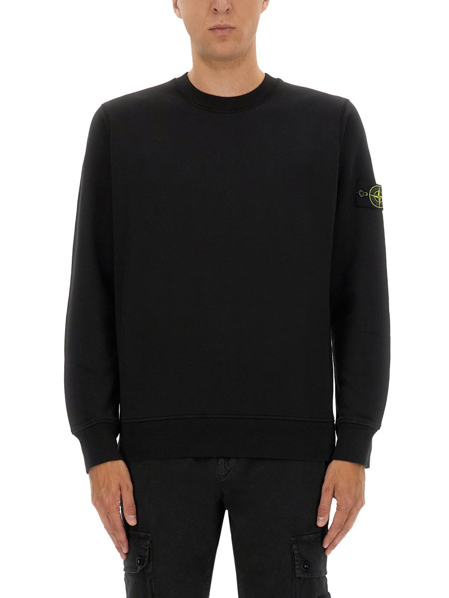 REGULAR FIT SWEATSHIRT IN ORGANIC COTTON