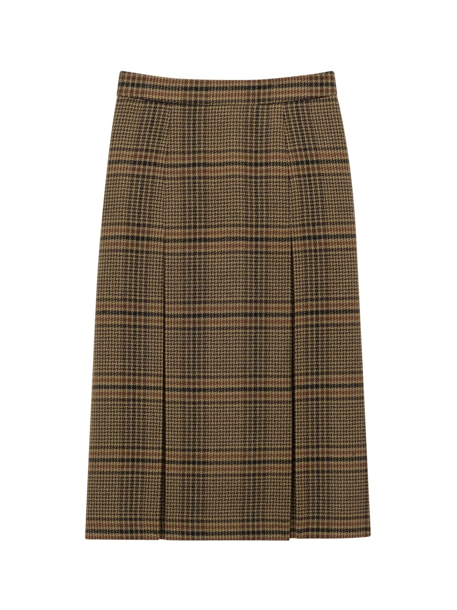 WOOL AND CASHMERE MIDI SKIRT