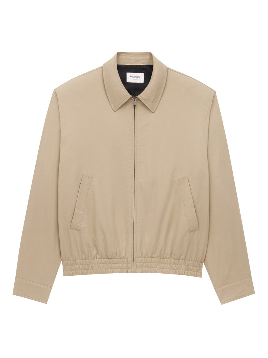 COTTON SERGE SHORT JACKET