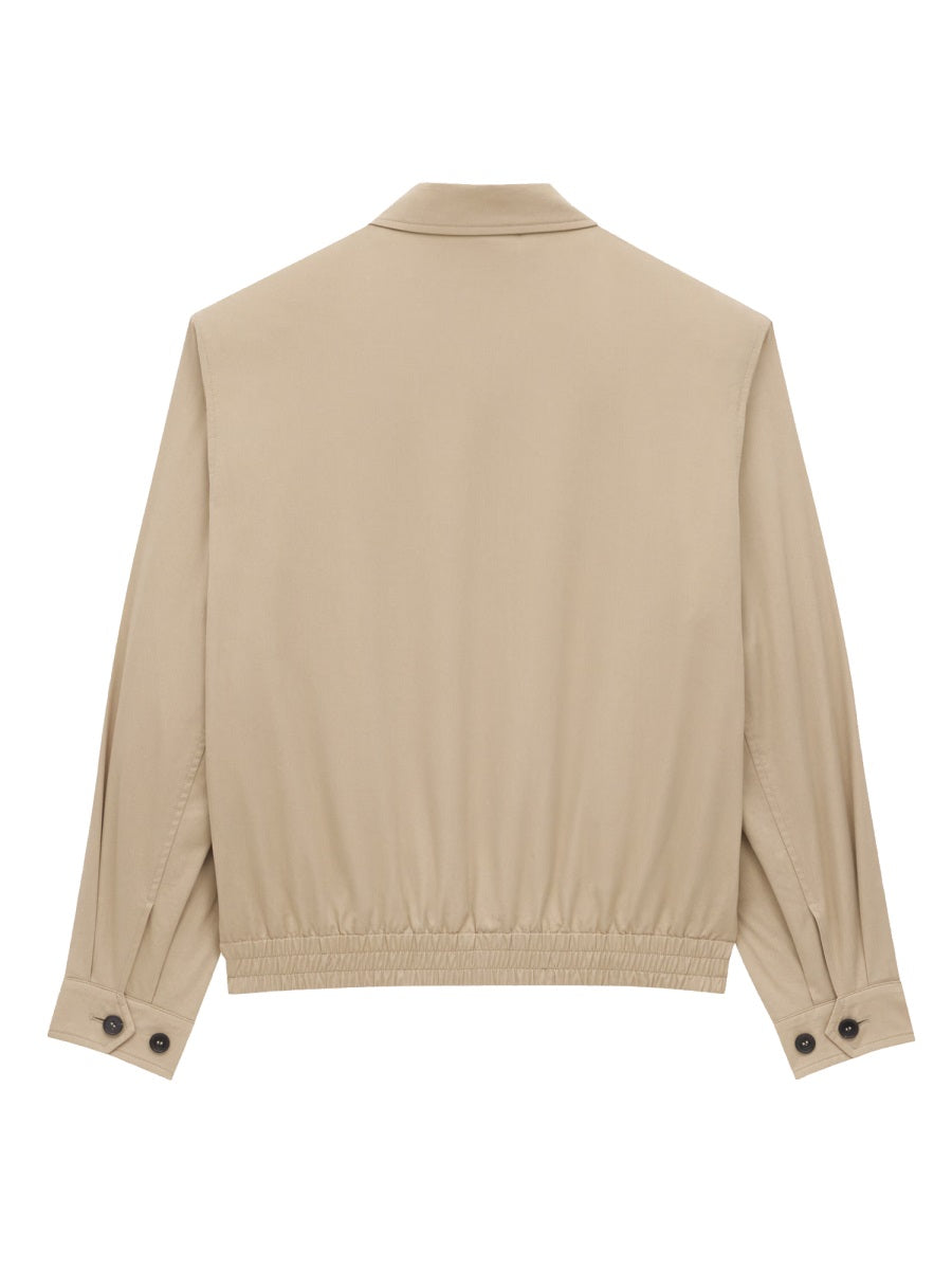 COTTON SERGE SHORT JACKET