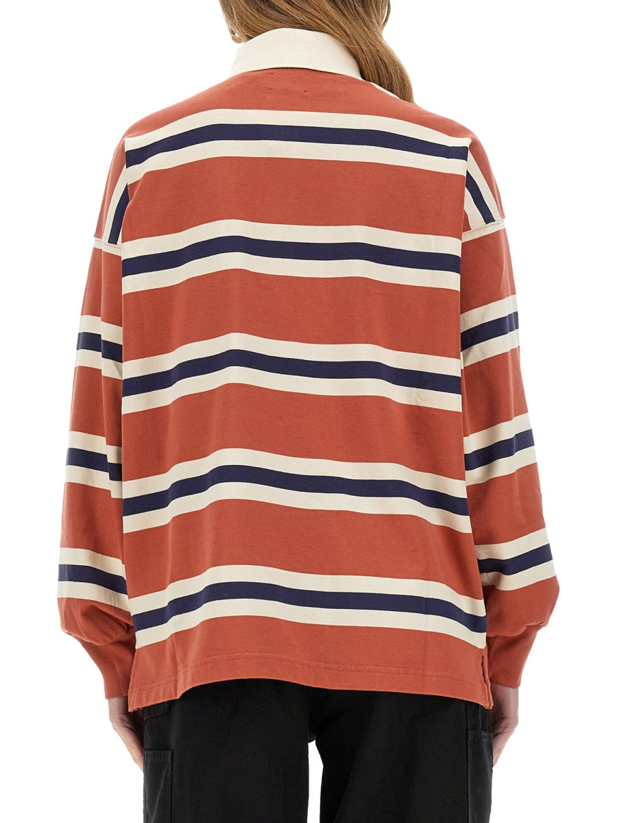 STRIPED RUGBY POLO SHIRT