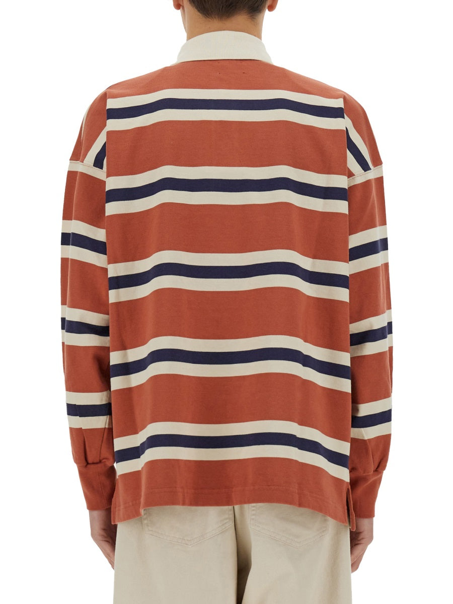 STRIPED RUGBY POLO SHIRT