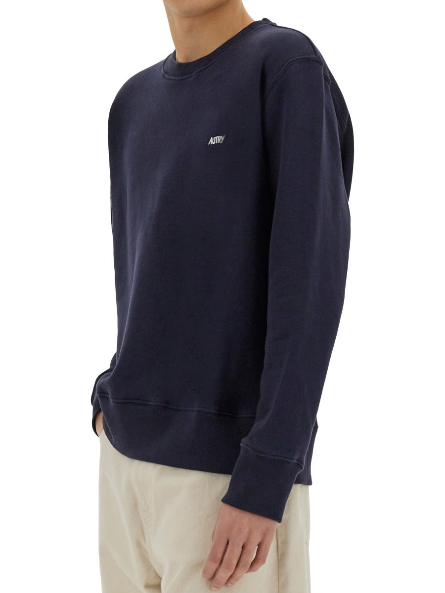 SWEATSHIRT WITH EMBROIDERED LOGO