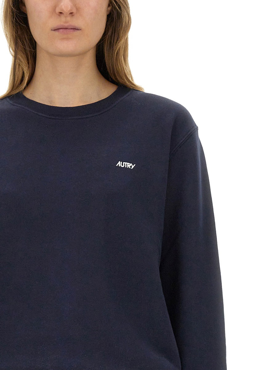 SWEATSHIRT WITH EMBROIDERED LOGO
