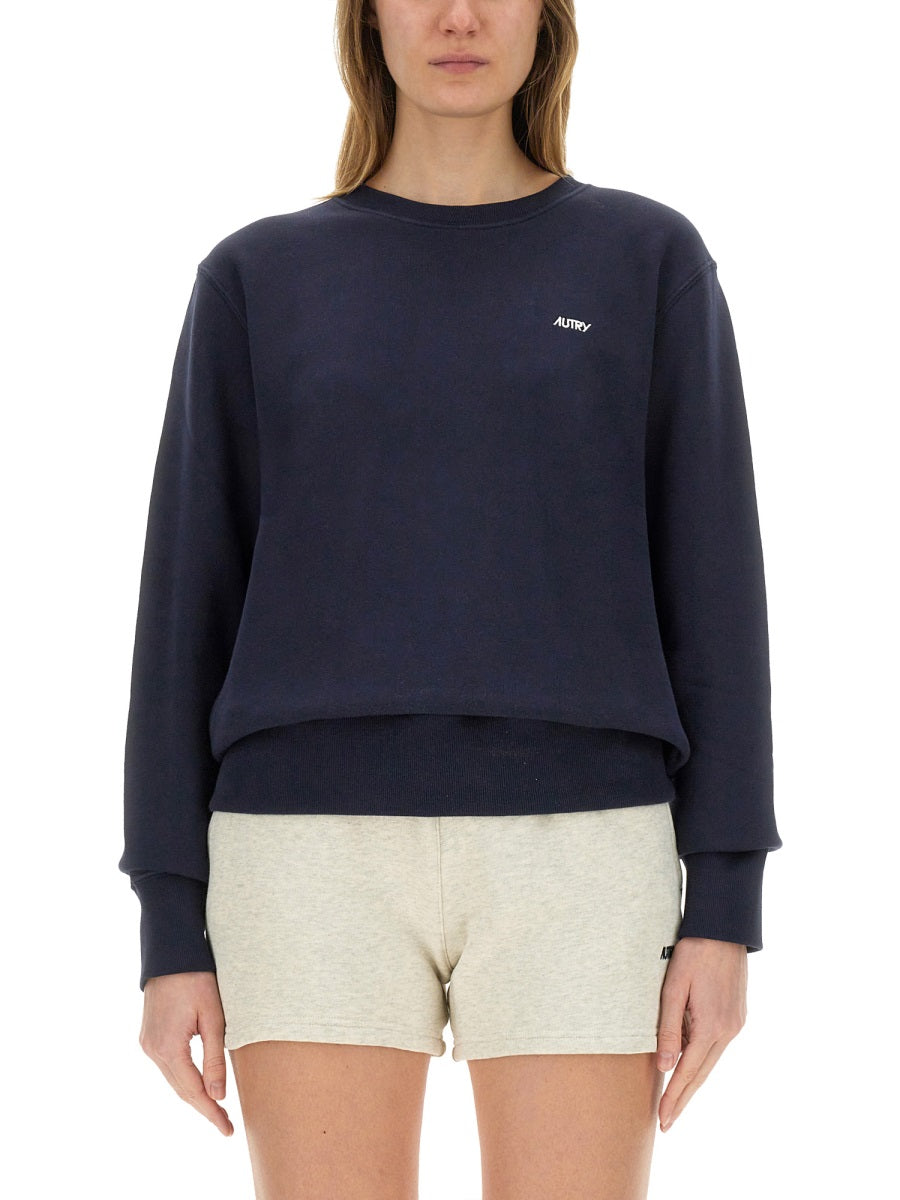 SWEATSHIRT WITH EMBROIDERED LOGO