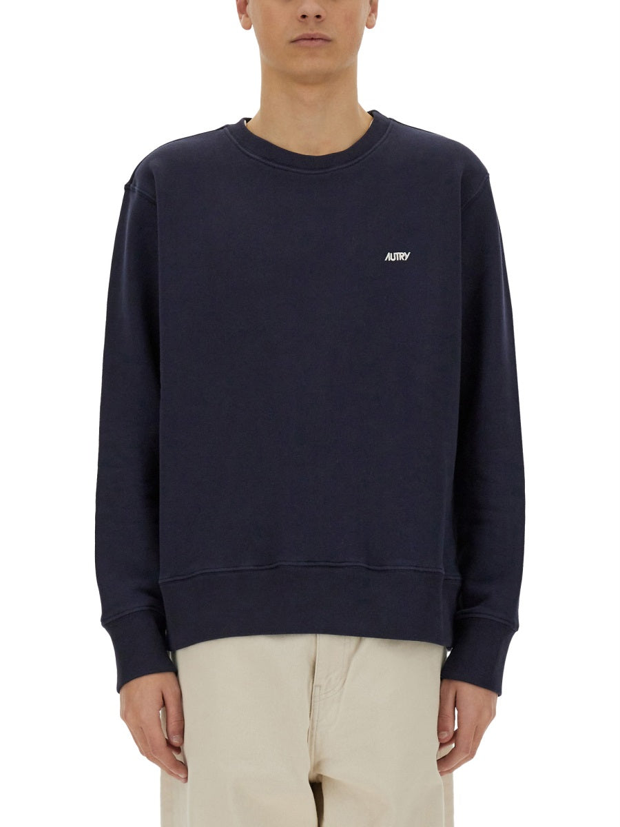 SWEATSHIRT WITH EMBROIDERED LOGO