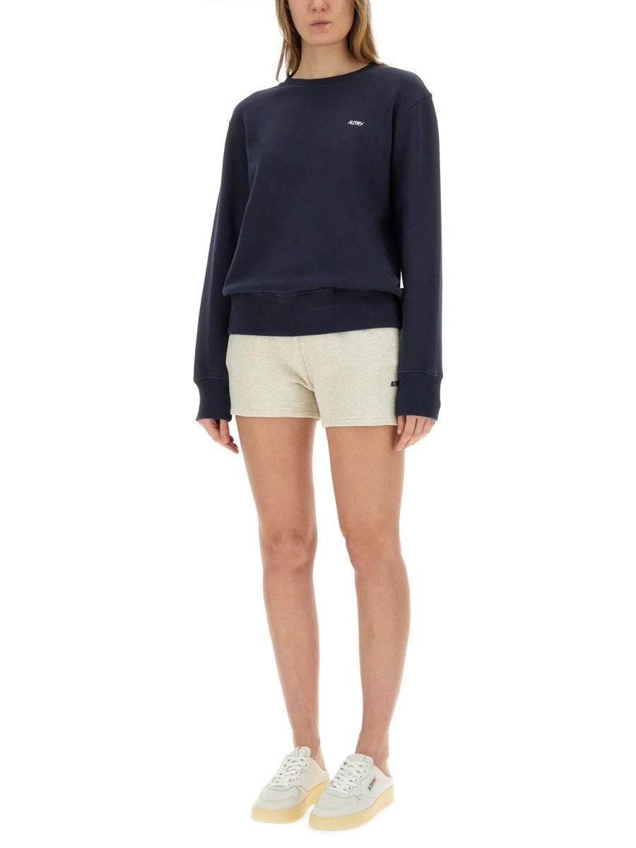 SWEATSHIRT WITH EMBROIDERED LOGO