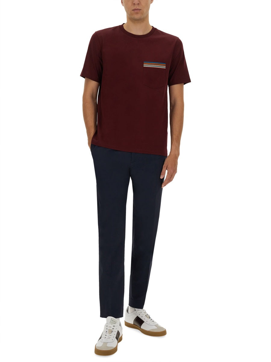 STRIPED POCKET T-SHIRT
