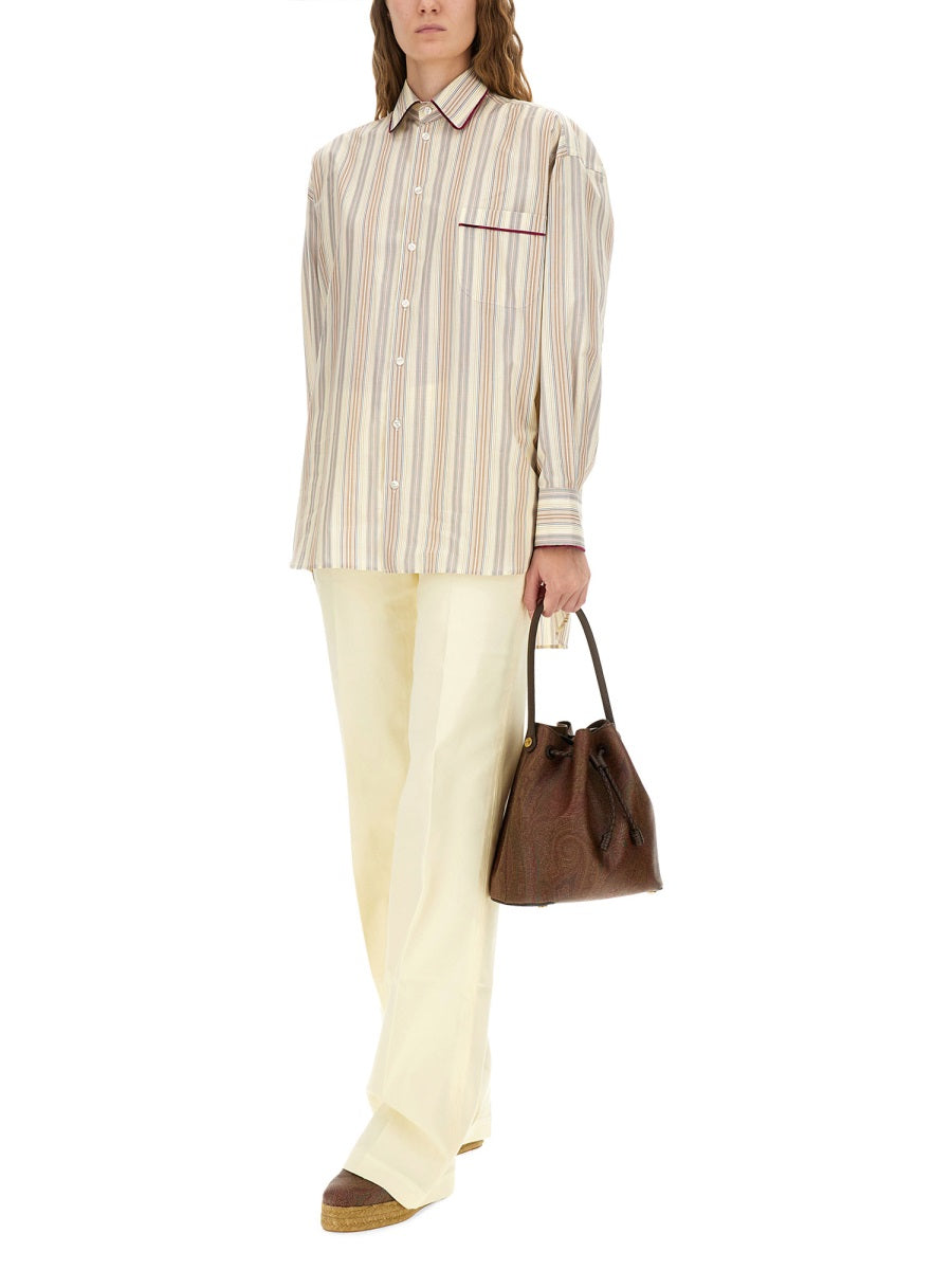 STRIPED COTTON SHIRT