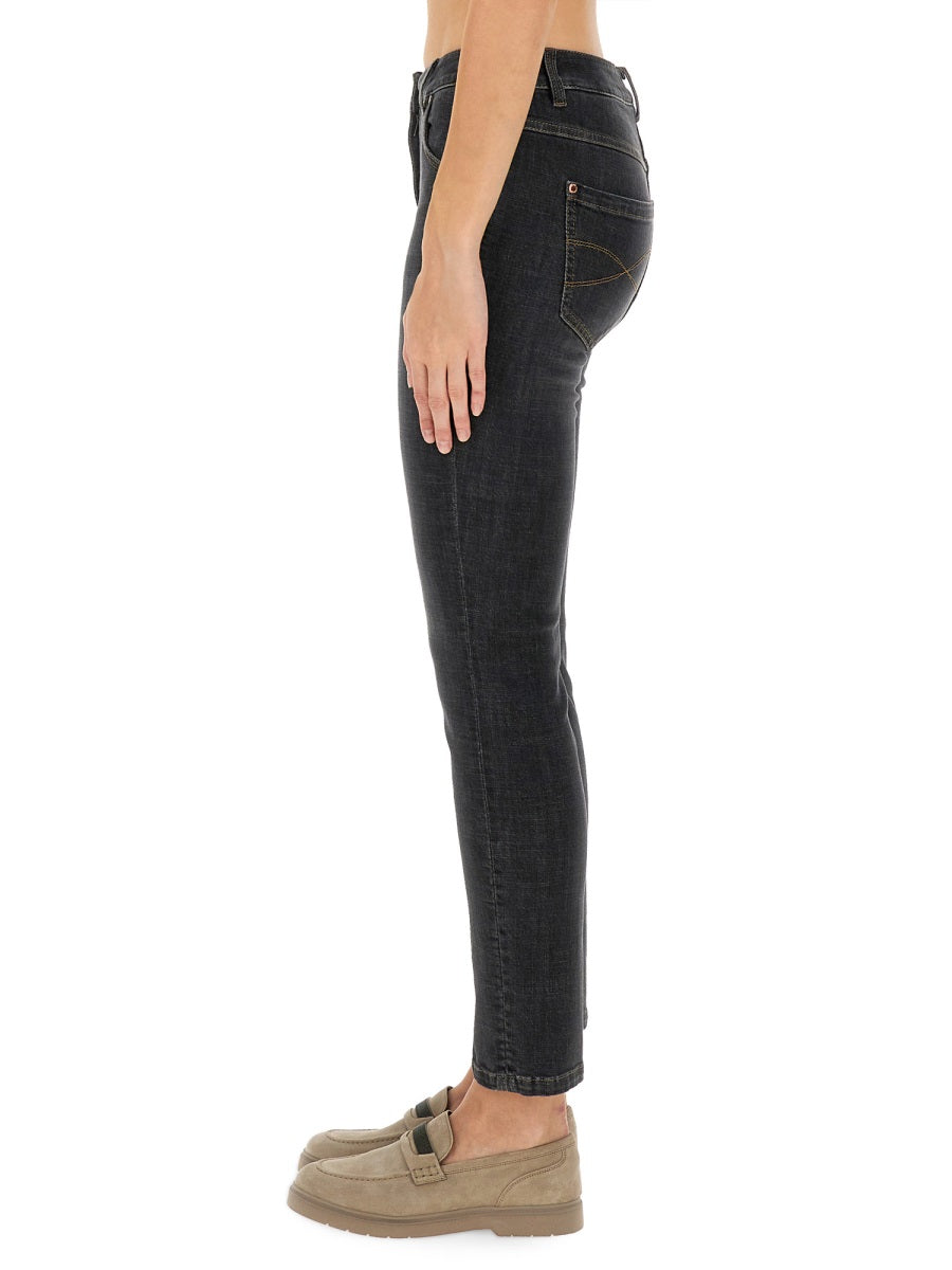 SLIM FIT DENIM PANTS