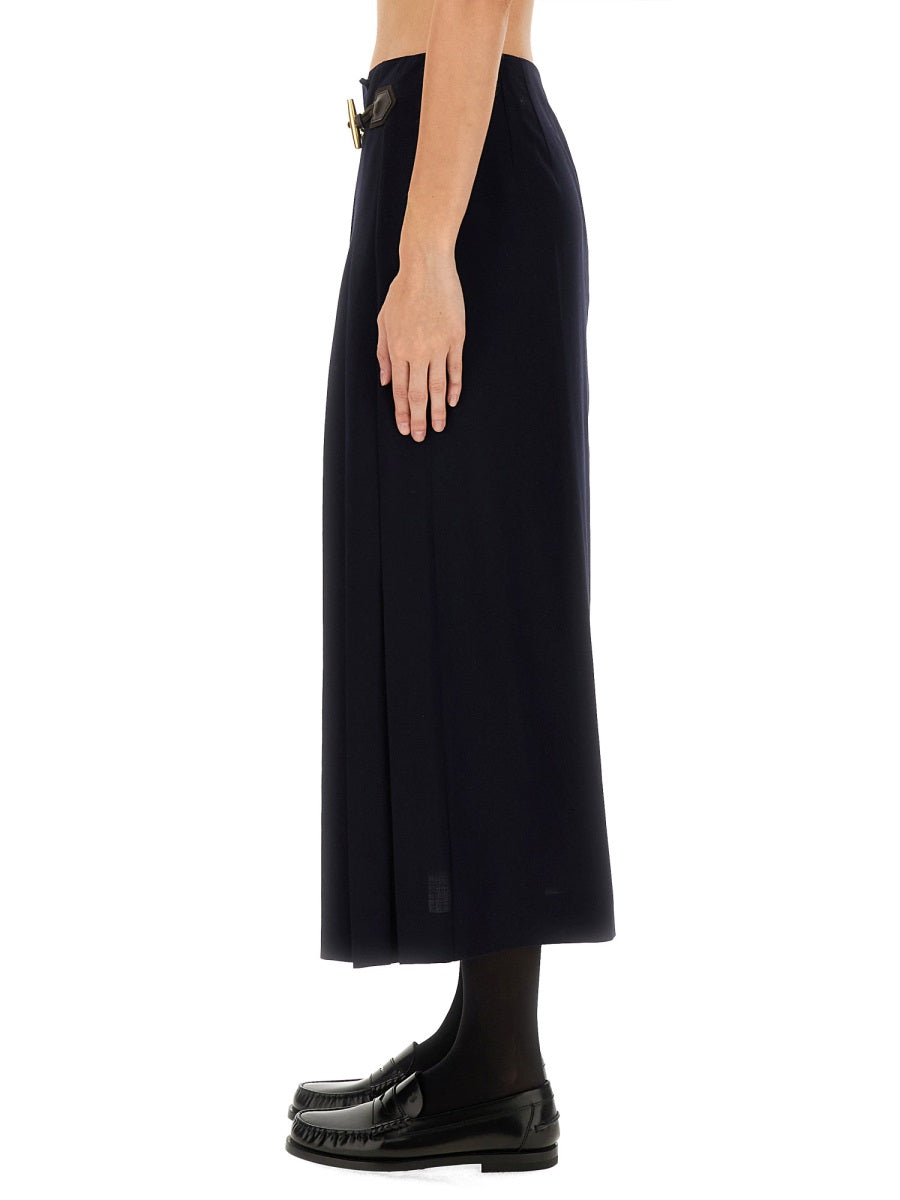 MIDI SKIRT WITH TOGGLE