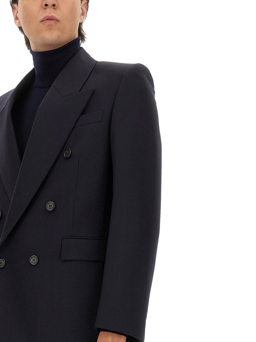 DOUBLE-BREASTED WOOL JACKET