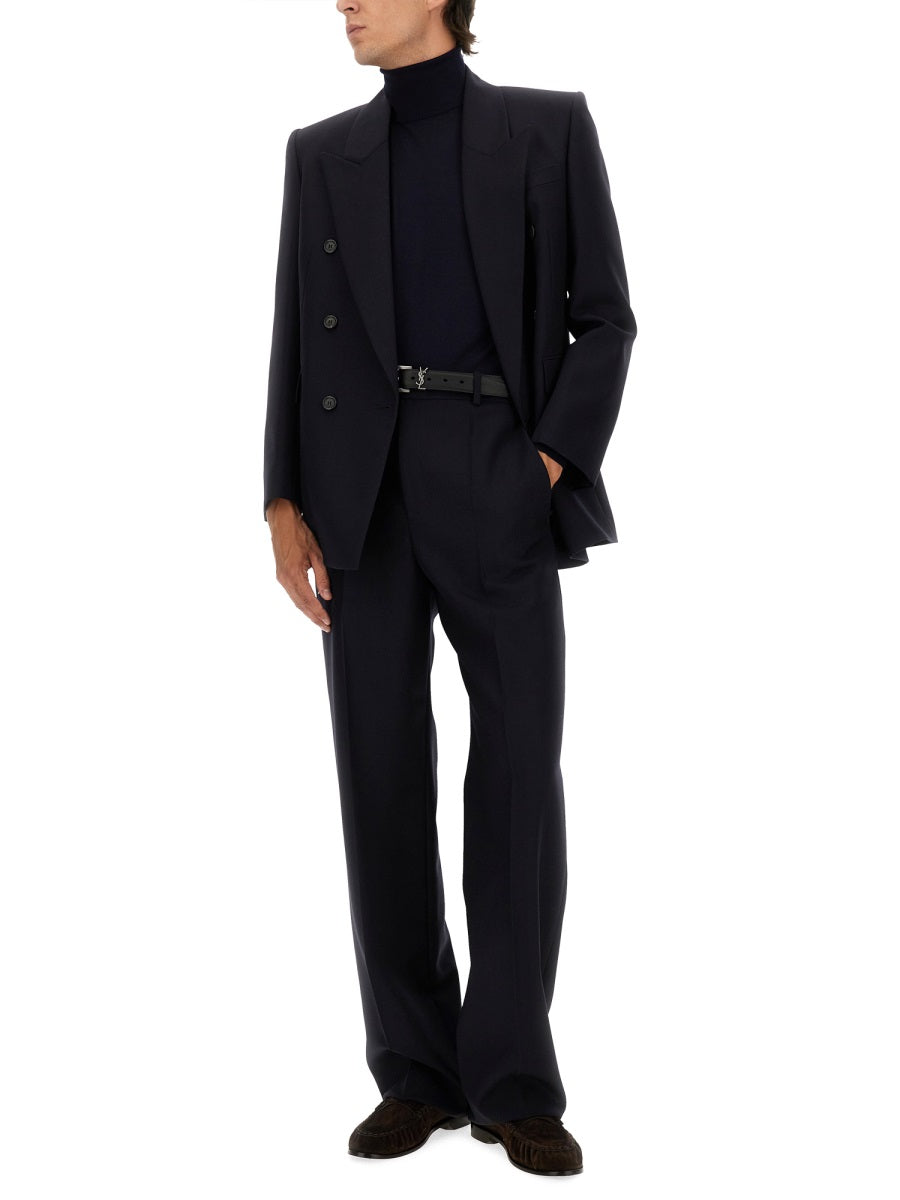 DOUBLE-BREASTED WOOL JACKET