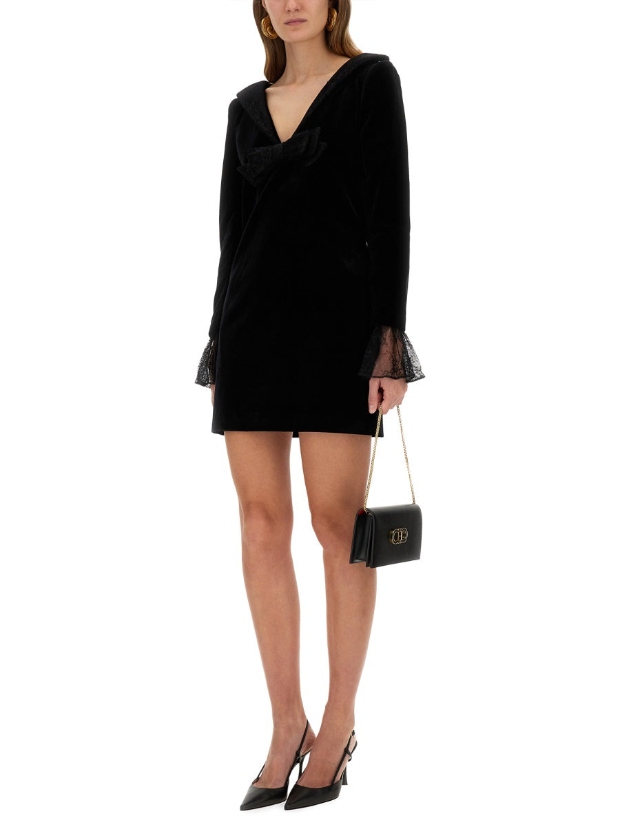 MINI DRESS WITH BOW