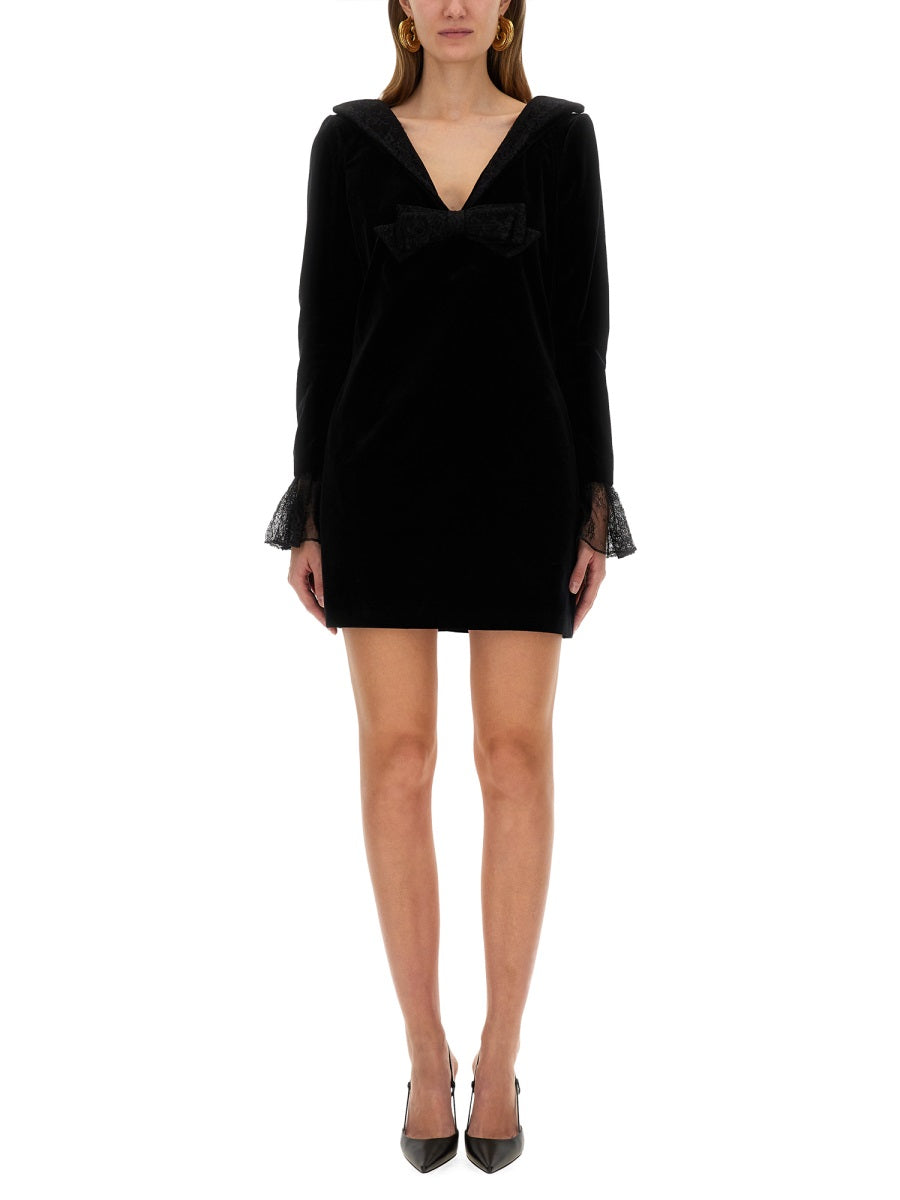 MINI DRESS WITH BOW