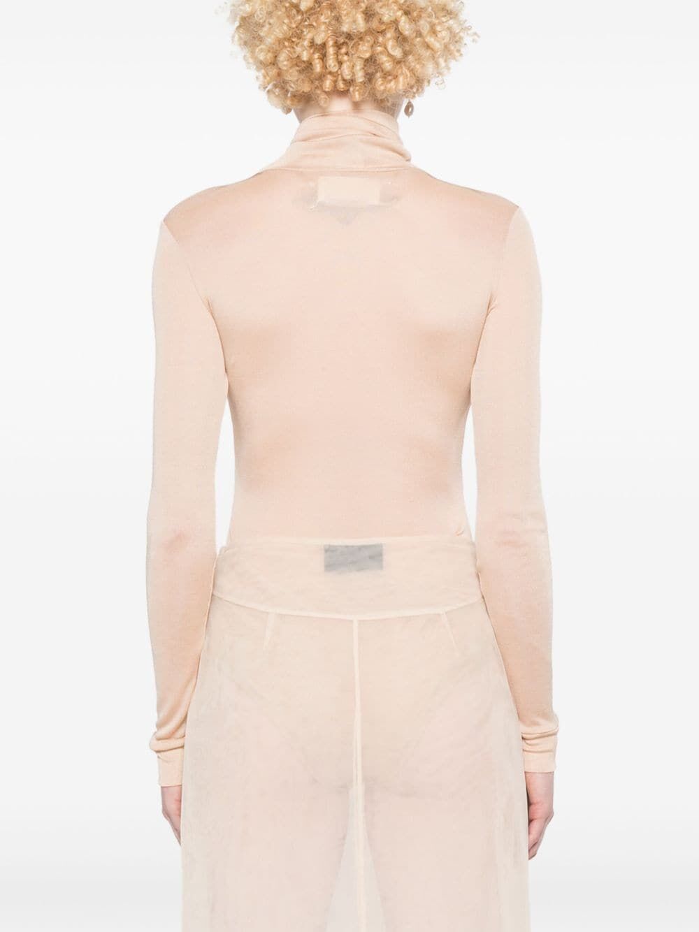 BODY COLLO ALTO SEMITRASPARENTE