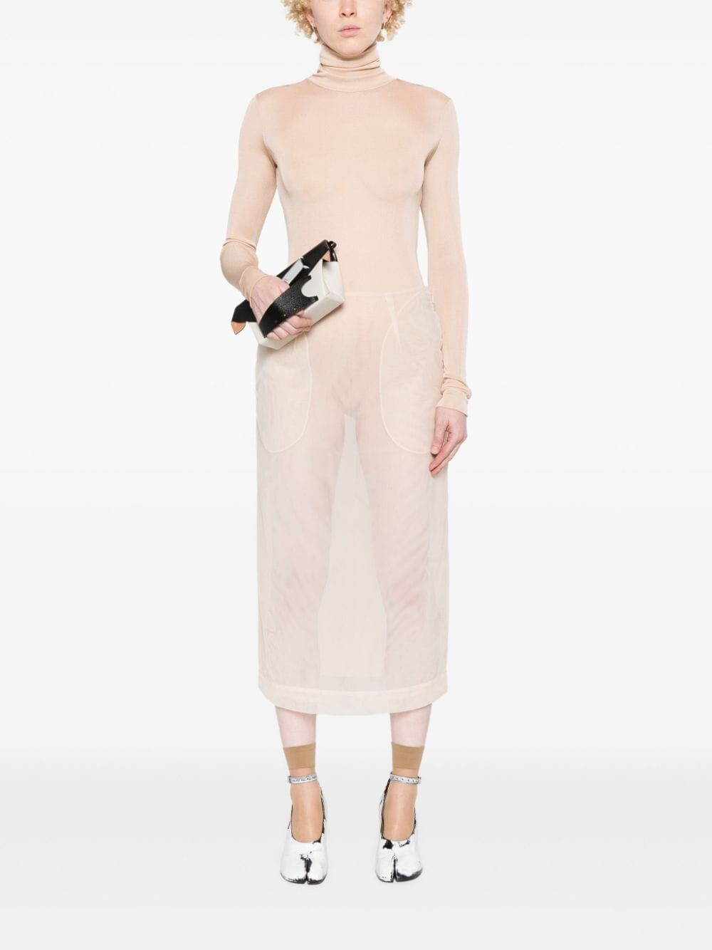 BODY COLLO ALTO SEMITRASPARENTE