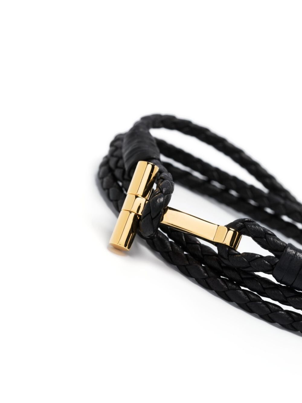 BRAIDED T-LOGO BRACELET