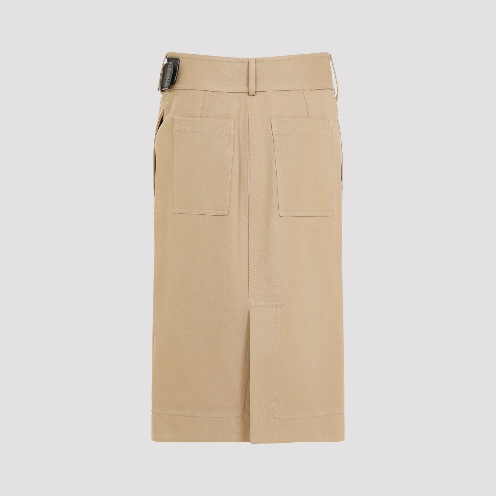 Canvas Midi Skirt
