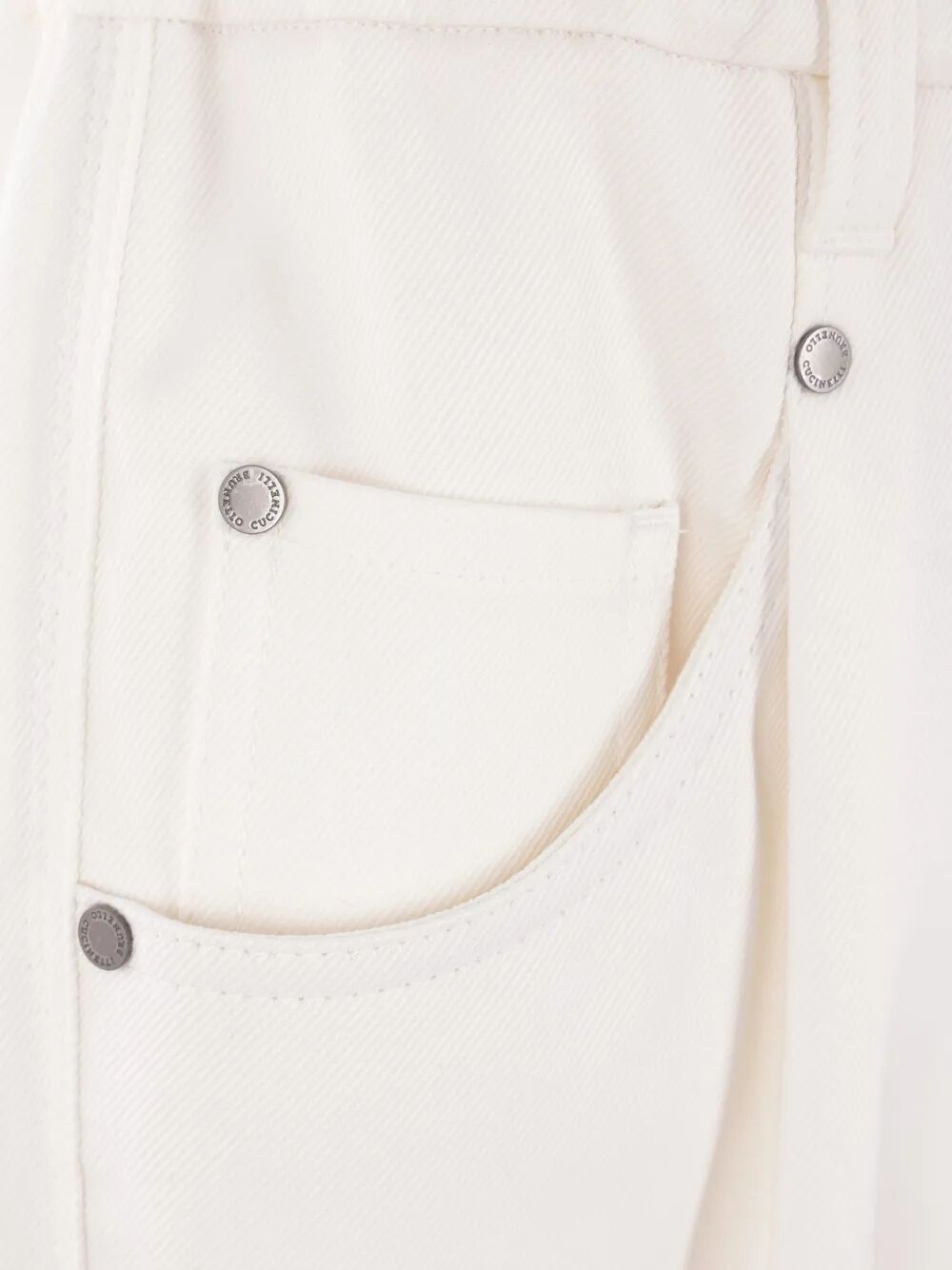 PANTALONE BAGGY PULL-ON IN COVER DI COTONE STRETCH CON SHINY BARTACK