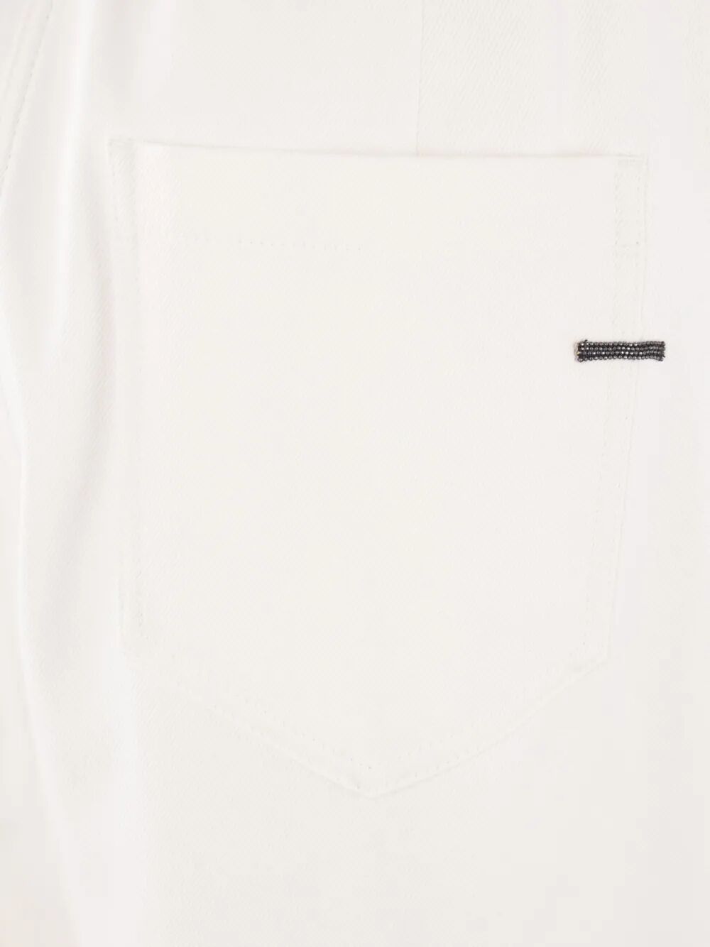 PANTALONE BAGGY PULL-ON IN COVER DI COTONE STRETCH CON SHINY BARTACK