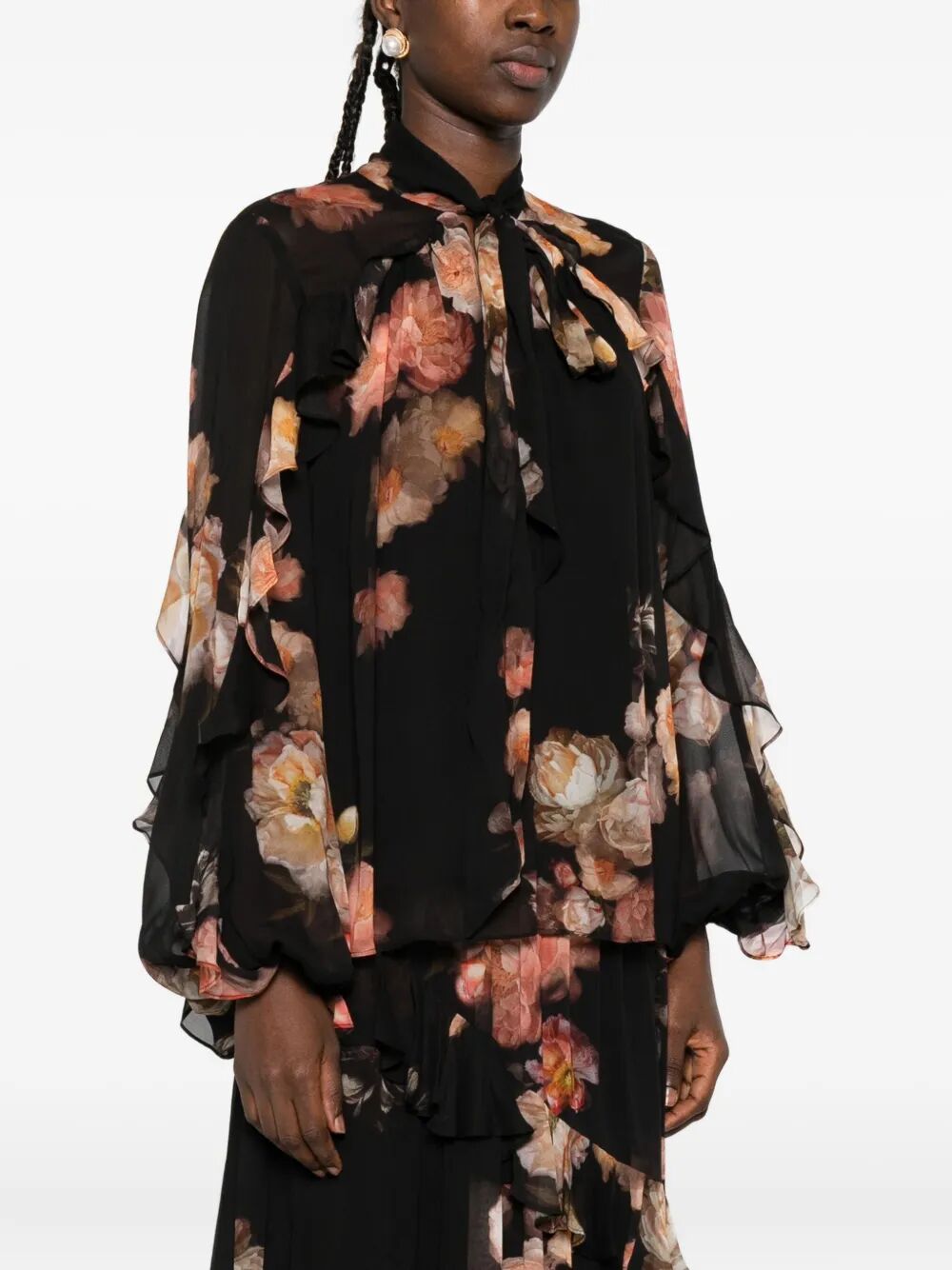 BLUSA CON VOLANT HYPNOTIC