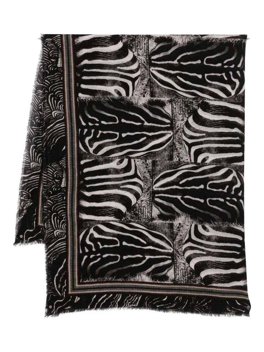 ZEBRA STOLE IN COLLABORATION WITH PETER BEARD STUDIO