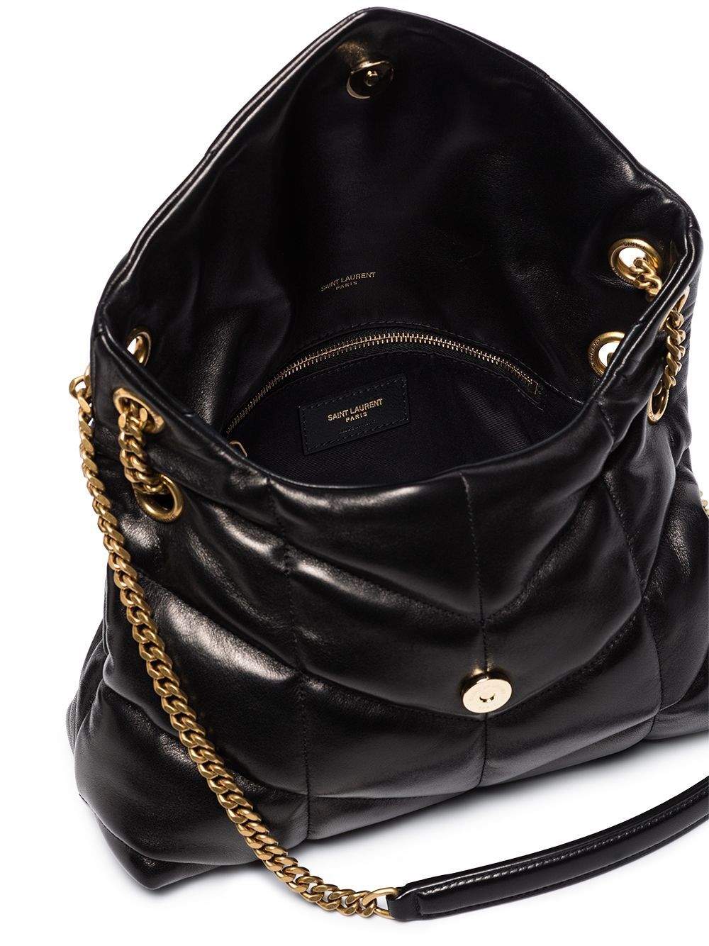 SMALL LOULOU PUFFER BAG IN NAPPA LEATHER