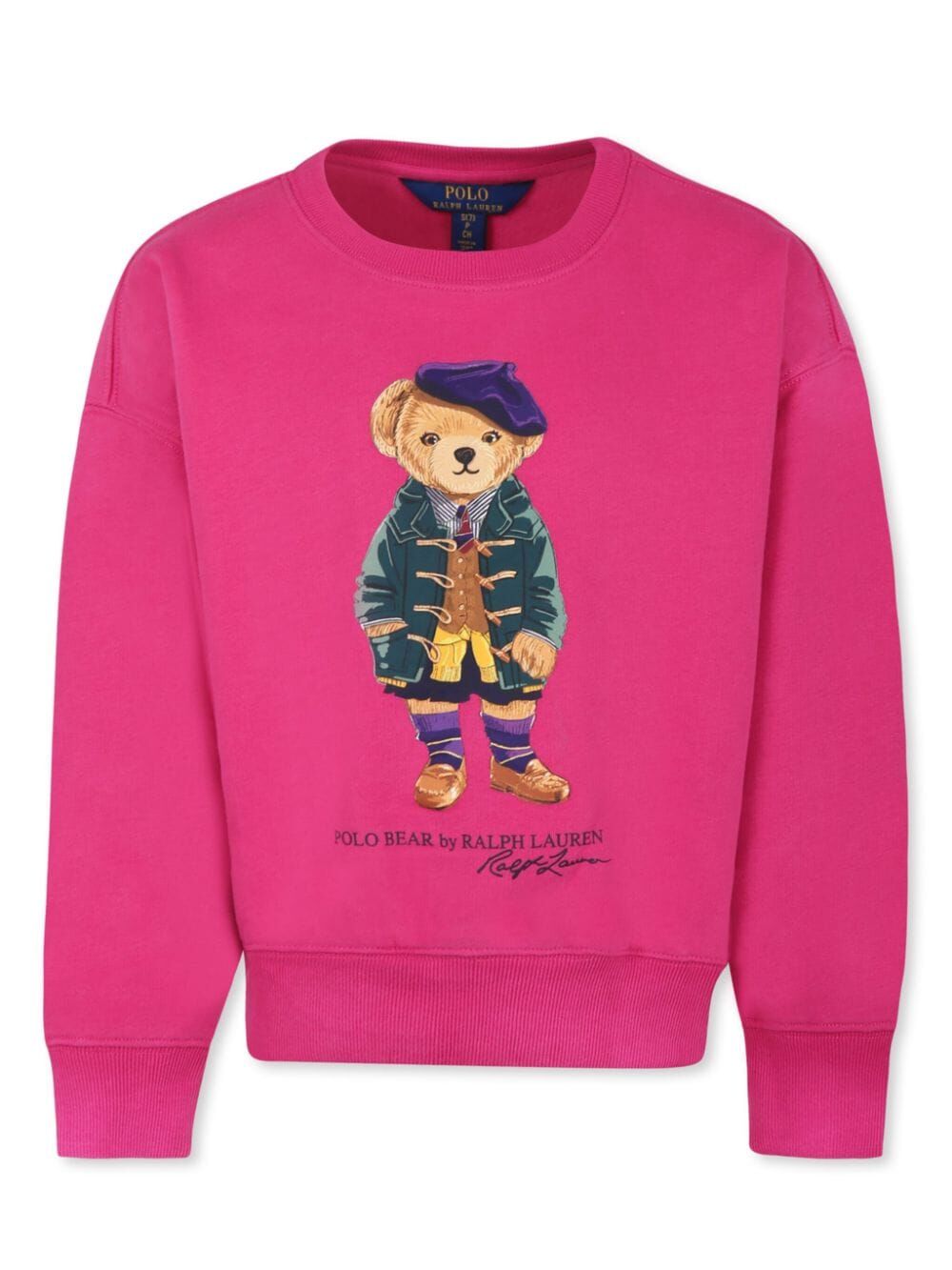 FELPA LEGGERA POLO BEAR IN MISTO COTONE