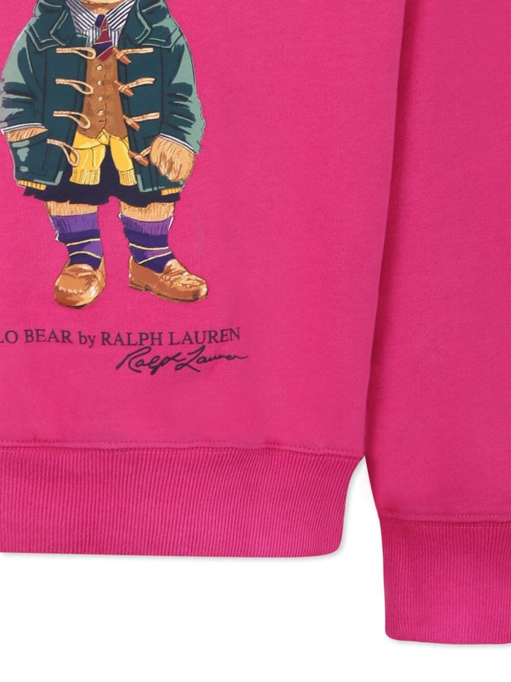 FELPA LEGGERA POLO BEAR IN MISTO COTONE