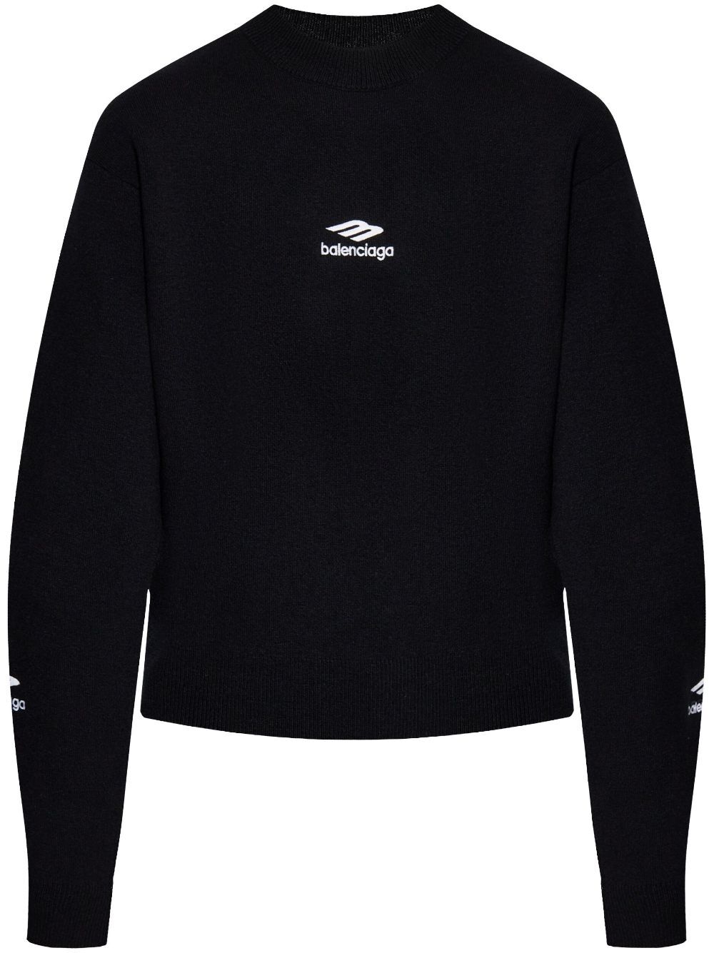 WOOL KNITTED SKI CREWNECK