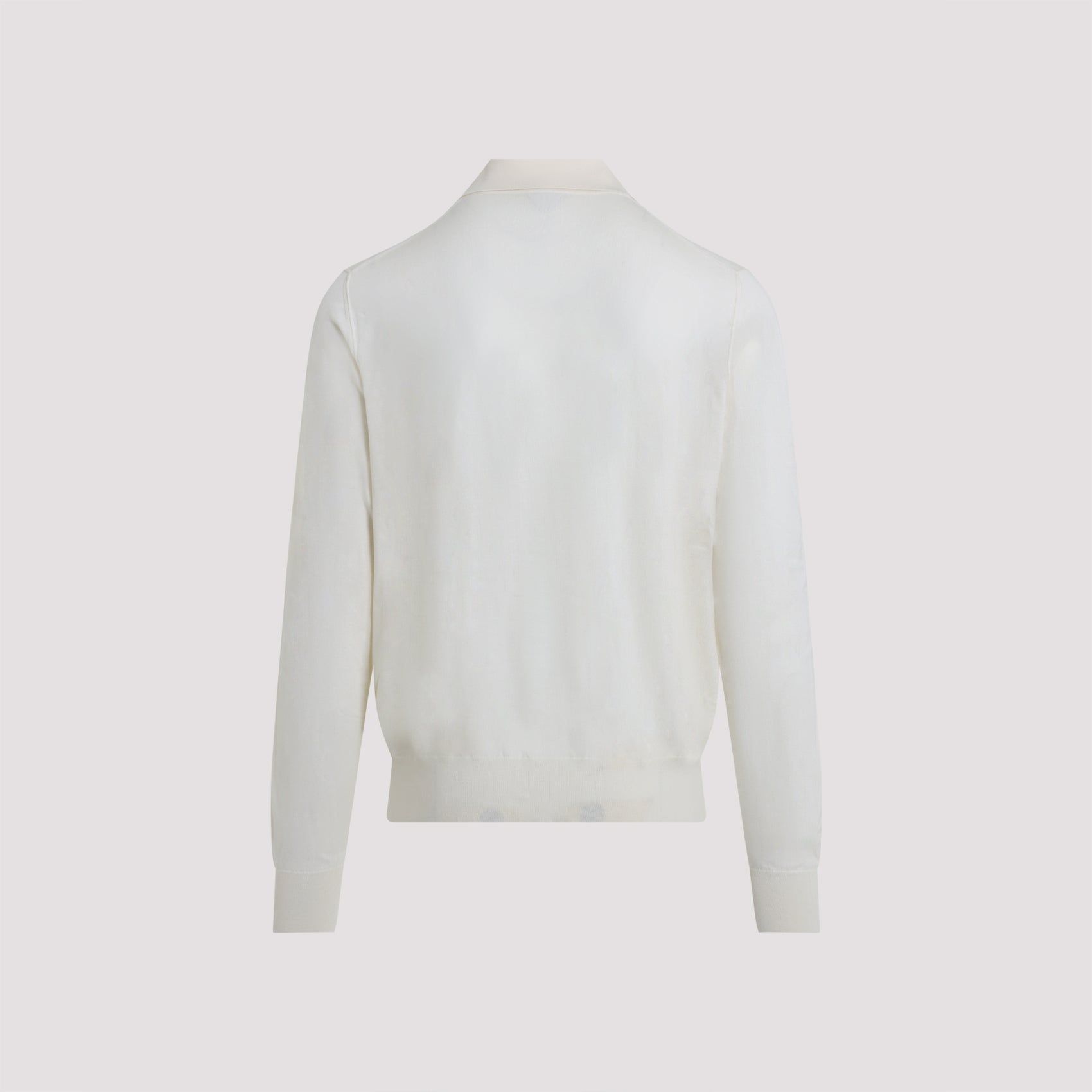 Long Sleeves Cashmere Polo