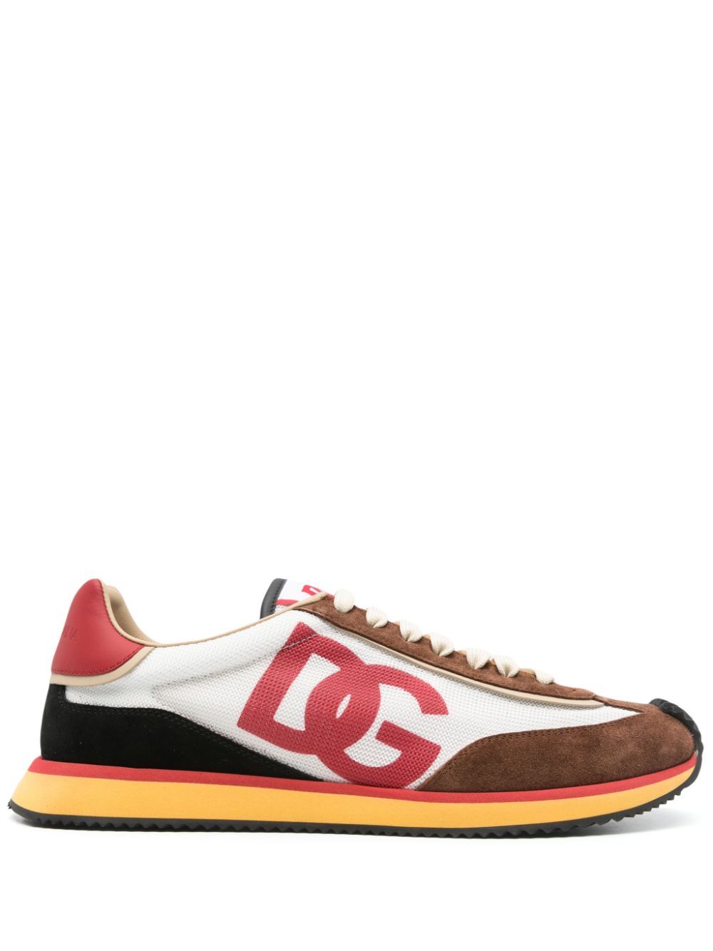 MESH AND SUEDE DG CUSHION SNEAKERS