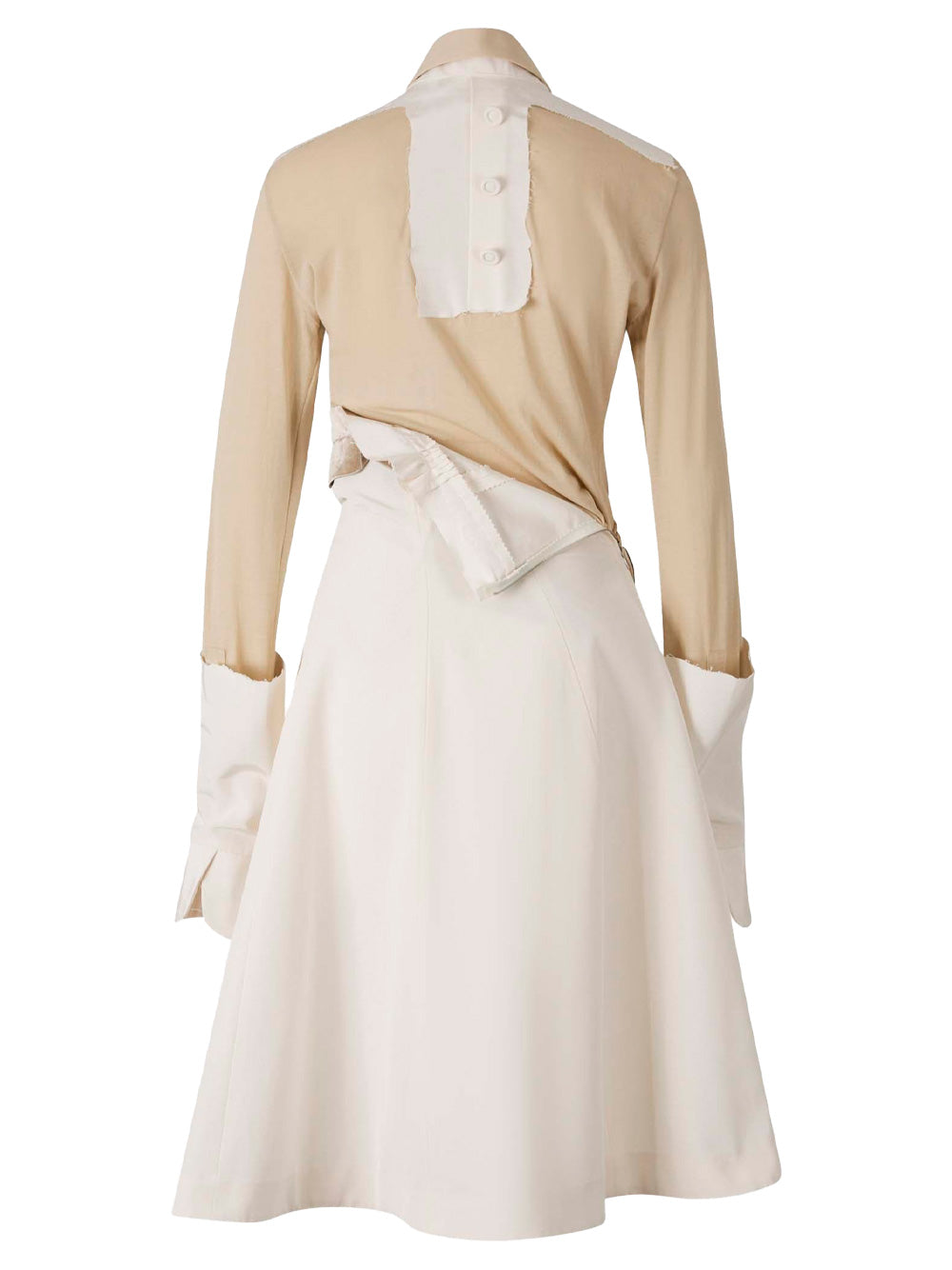 WORK-IN-PROGRESS MIDI SHIRT-DRESS