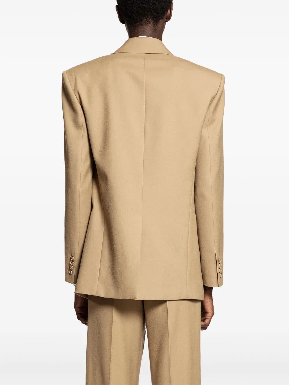 WOOL GABARDINE SINGLE-BREASTED JACKET