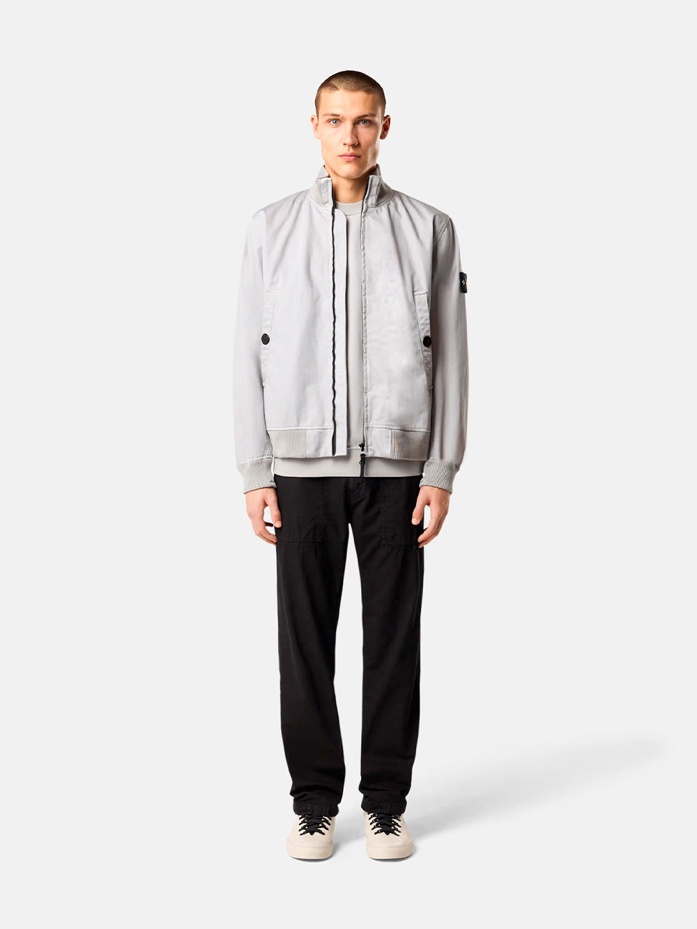 COTTON CANVAS FATIGUE TROUSERS