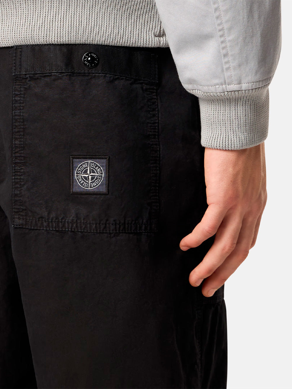 COTTON CANVAS FATIGUE TROUSERS