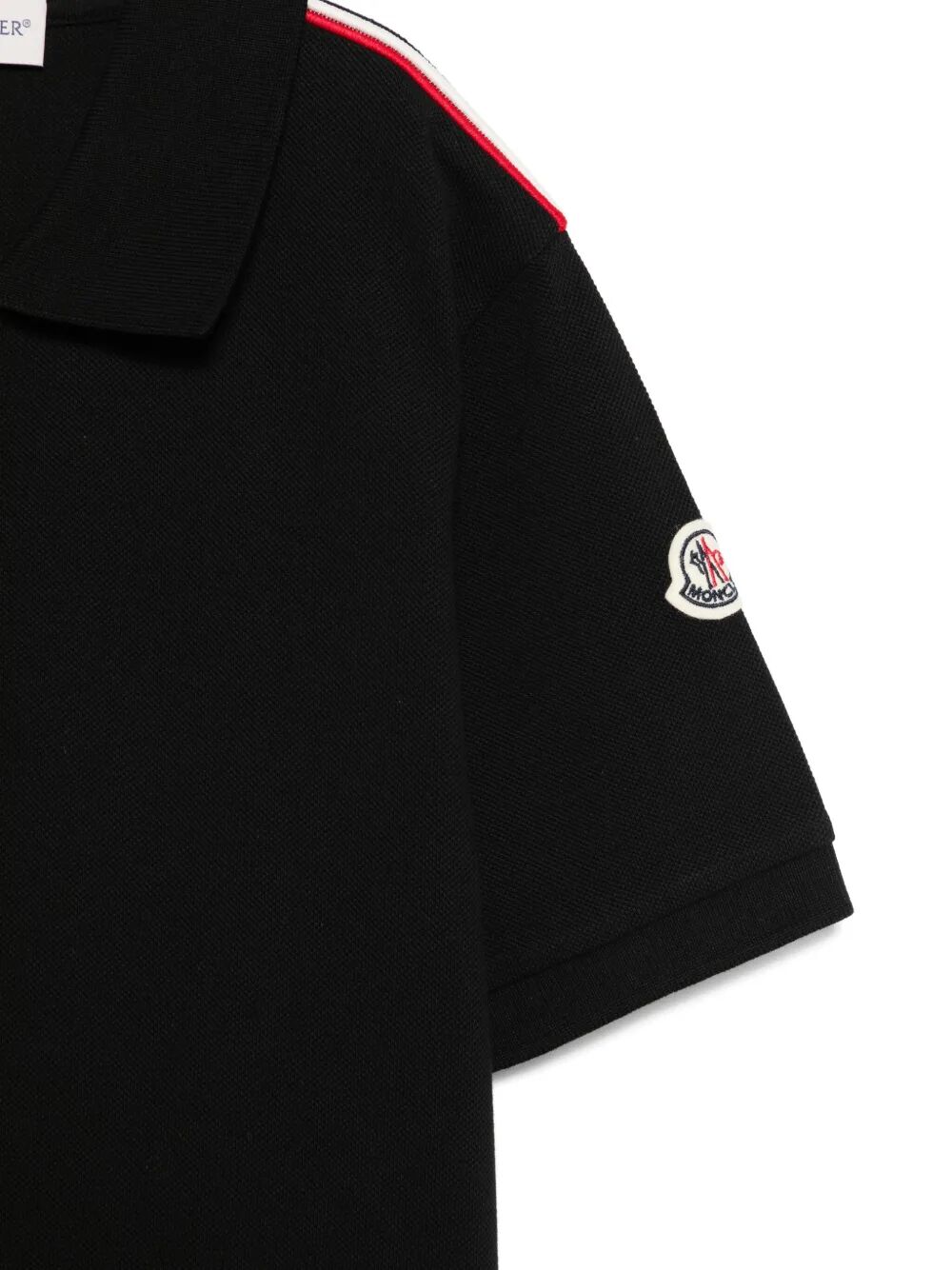 TRICOLOR-TRIMMED COTTON POLO SHIRT