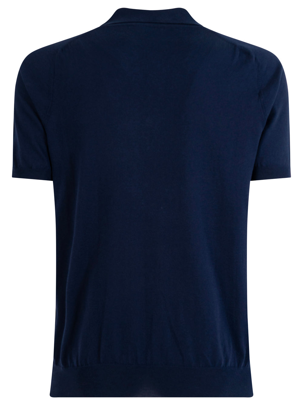 DIAMOND PATTERN COTTON POLO SHIRT